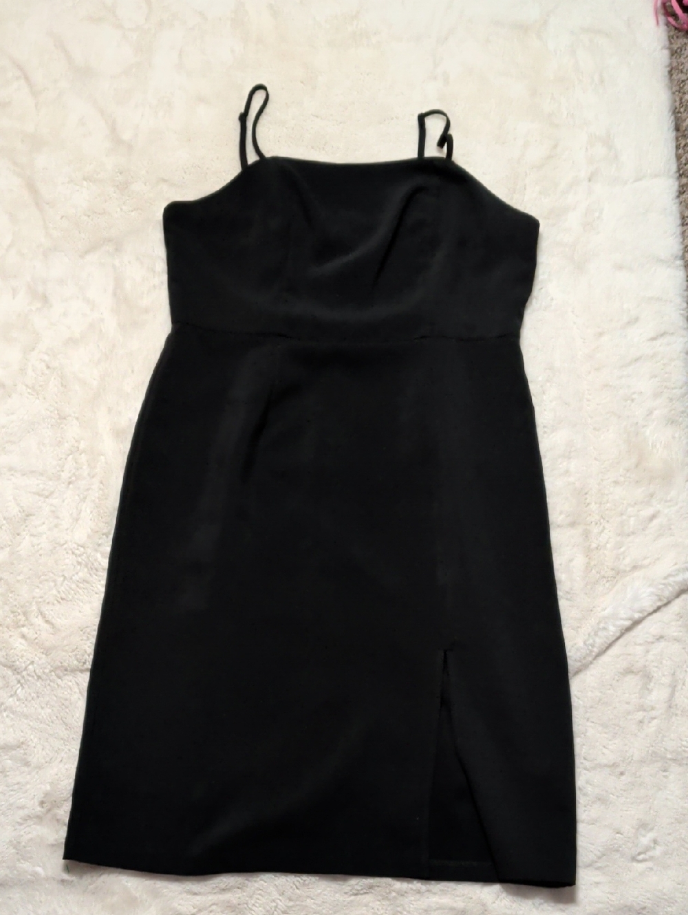 Nine West Classic Black Spaghetti-Strap Dress - Women
